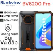 Blackview BV6200 Pro ram 8GB ( 4+4) , ROM 128GB | pin 13000 mAh | Sạc ngược , Siêu bền