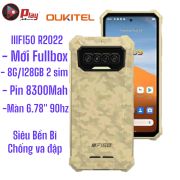 Oukitel IIIF150 R2022 ( 8/128GB ) , chip Helio G95 Octa, Màn hình FullHD+ 6.78inch 90Hz, Pin 8300mAh siêu bền bỉ