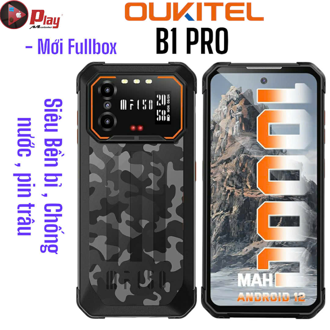 Oukitel IIIF150 B1 Pro PIN 10.000mAh , 2 sim Siêu bền bỉ , 6G+128GB , Camera nhìn đêm