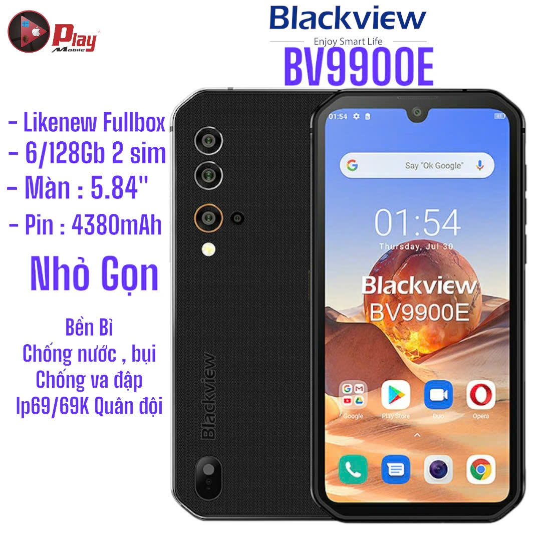 Blackview BV9900E Likenew Fullbox | Nhỏ gọn bền bỉ , phiên bản quốc tế 2 sim