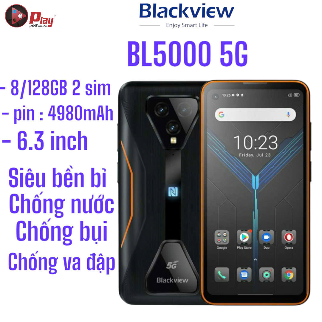 Blackview BL5000 5G | Gaming phone siêu bền bỉ - Phiên bản quốc tế 2 sim