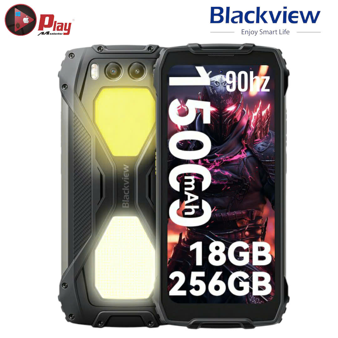 Blackview BV7300 256GB  Pin siêu khủng 15.000mAh , đèn pin siêu sáng - Siêu bền bỉ chống va đập