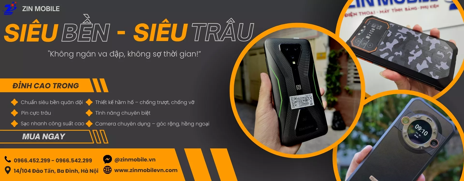 SMARTPHONE SIÊU BỀN - SIÊU TRÂU