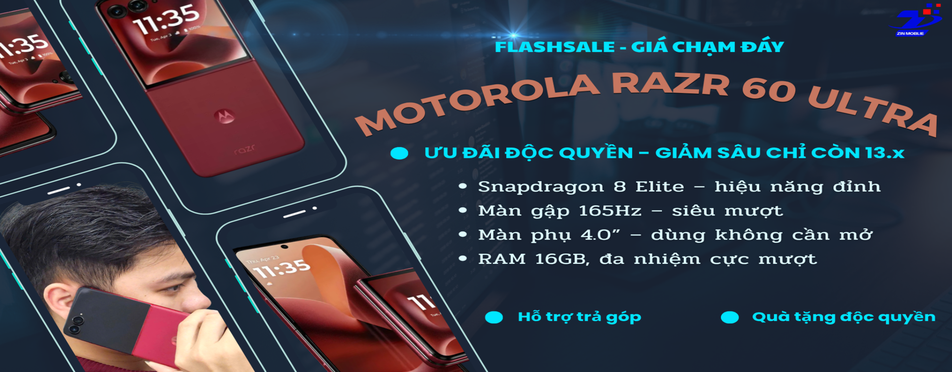 MOTOROLA RAZR 60 ULTRA – SALE SÂU CHƯA TỪNG CÓ