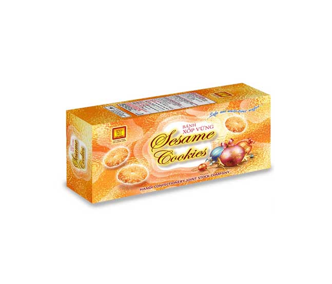 Hộp bánh Xốp vừng 120g