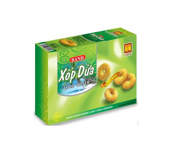 Hộp bánh xốp dừa 270g