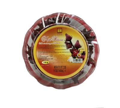 Mứt Hibicus hộp nhựa tròn 100g