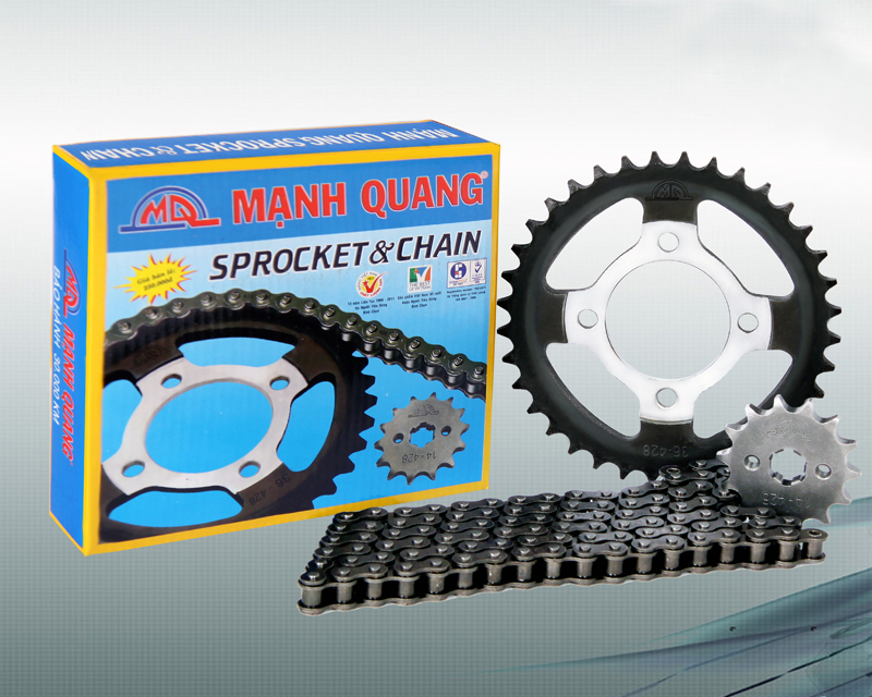 Bộ nhông đĩa xích Honda Future 2 Trung Quốc (Nhông sên dĩa)