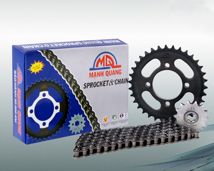 Bộ nhông đĩa xích Suzuki Axelo 37T (Nhông sên dĩa)