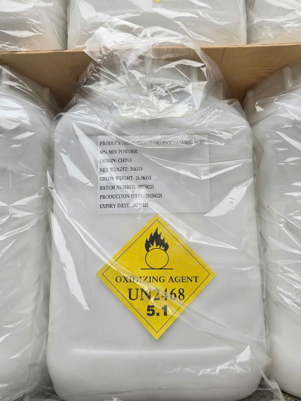 TRICHLOROISOCYANURIC ACID 90%-TCCA