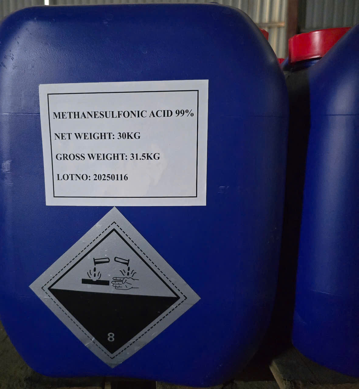 Methanesulfonic acid 99% ( MSA)