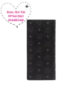 Ví MCM Long Bifold Wallet in Visetos Original (Black)