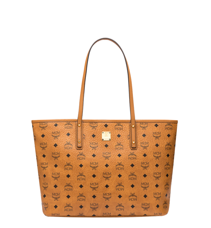 TÚI MCM ANYA TOP ZIP SHOPPER - COGNAC