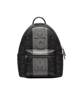 Balo MCM Stark Stripe Backpack - Black - 32cm