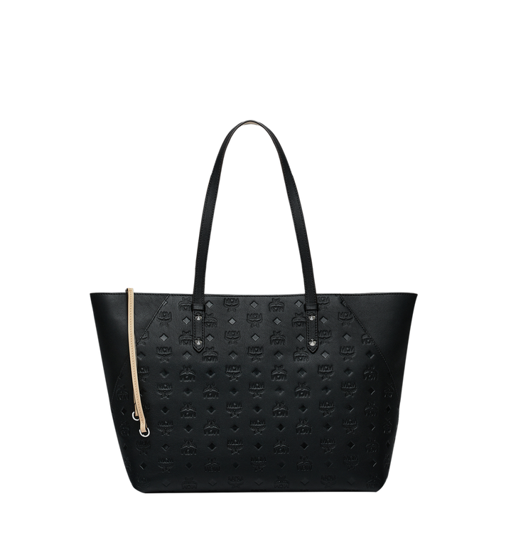 Túi MCM Medium Clara Monogram de Leather Shopper - Black