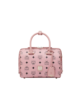 Túi MCM Essential Boston in Visetos - Soft Pink