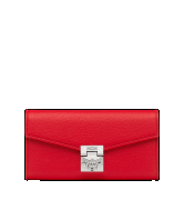 Túi MCM Large - Patricia Cross Body in Grained Leather - Ruby Red