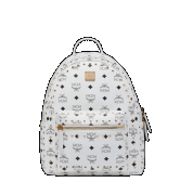 Balo MCM Stark Outline Stud Backpack - White - 32cm