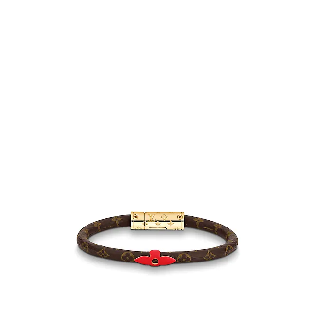 VÒNG TAY - LV DAILY CONFIDENTIAL BRACELET - RED