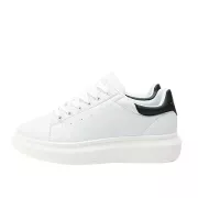 GIÀY DOMBA HIGH POINT - WHITE BLACK
