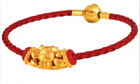 CHOW TAI FOOK LUCKY PIG PURE GOLD LUCKY CHARM