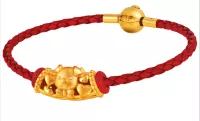CHOW TAI FOOK LUCKY PIG PURE GOLD LUCKY CHARM