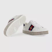 GIÀY GUCCI - ACE SNEAKER WITH CRYTALS - WHITE