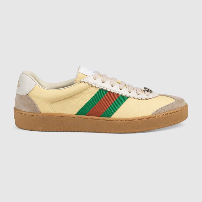G74 leather sneaker with Web_2