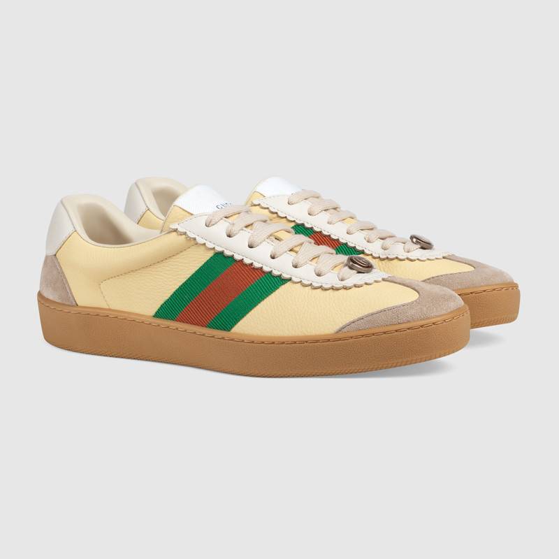 G74 leather sneaker with Web_3