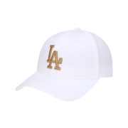 NÓN MLB LA DODGERS SWAROVSKI STELLA ADJUSTABLE CAP - WHITE - LOGO LA