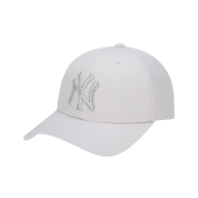 NÓN MLB NEW YORK YANKEES SWAROVSKI STELLA ADJUSTABLE CAP - IVORY - LOGO NY