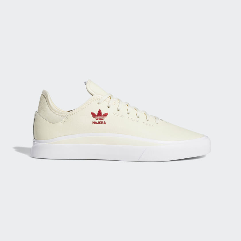 GIÀY ADIDAS SABALO SHOES - CREAM WITH RED LOGO