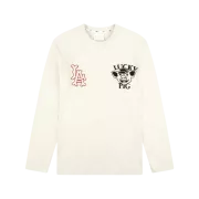 ÁO MLB LA ANGELS LUCKY PIG LONG SLEEVE T-SHIRT - IVORY