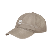 NÓN MLB NEW YORK YANKEES NATURAL WASHED-OUT BALL CAP - BEIGE