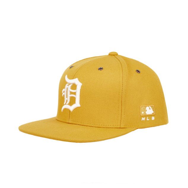 NÓN MLB DETROIT TIGERS VINTAGE OXFORD SNAPBACK - YELLOW