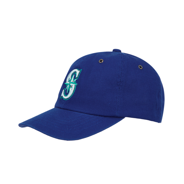 NÓN MLB SEATTLE MARINERS VINTAGE OXFORD BALL CAP - BLUE