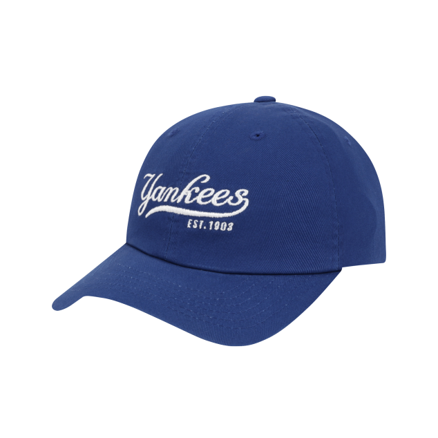 NÓN MLB NEW YORK YANKEES CURSIVE BALL CAP - BLUE