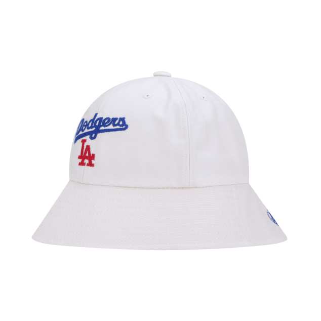 NÓN MLB LA DODGERS COOPERS CURSIVE DOME HAT - WHITE