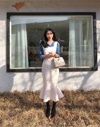 THỜI TRANG HÀN QUỐC - [CHUU] Square Neck Pinafore Dress