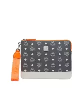 Ví MCM - Resnick iPad Pro 10.5" Case in White Logo Nylon - Black