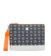 Ví MCM - Resnick iPad Pro 12.9" Case in White Logo Nylon - Black