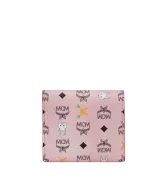Ví MCM - Mini - Two Fold Flat Wallet in Rabbit Carrot Visetos - Pink