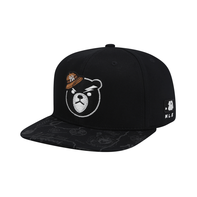 NÓN MLB NEW YORK YANKEES JELLY BEAR EXPLORER SNAPBACK - BLACK