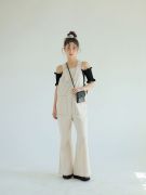 THỜI TRANG HÀN QUỐC - Flared Leg Overalls