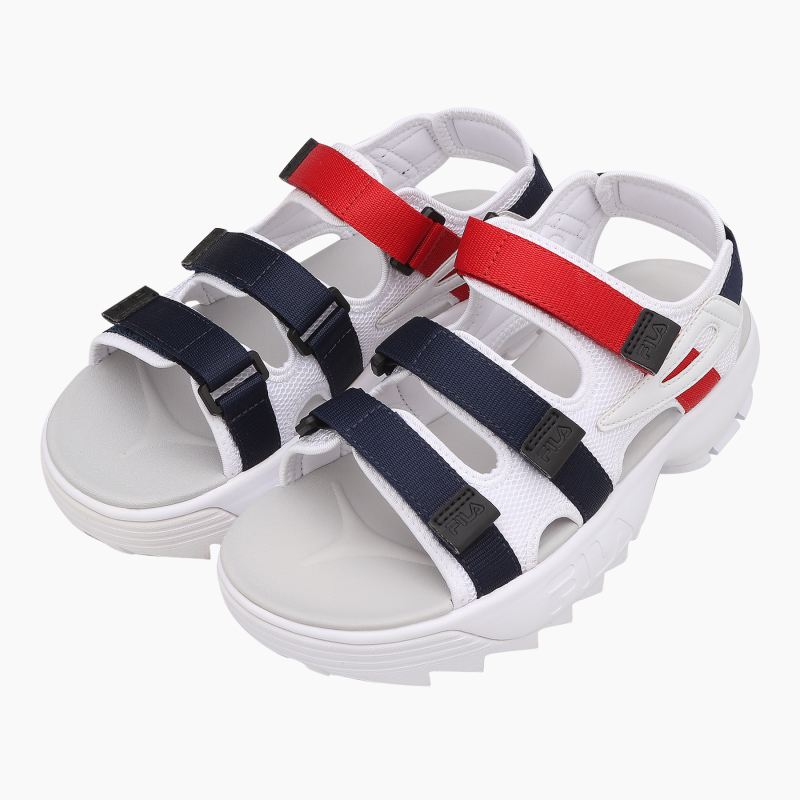 GIÀY FILA WOMEN'S DISRUPTOR SANDAL - WHITE NAVY RED