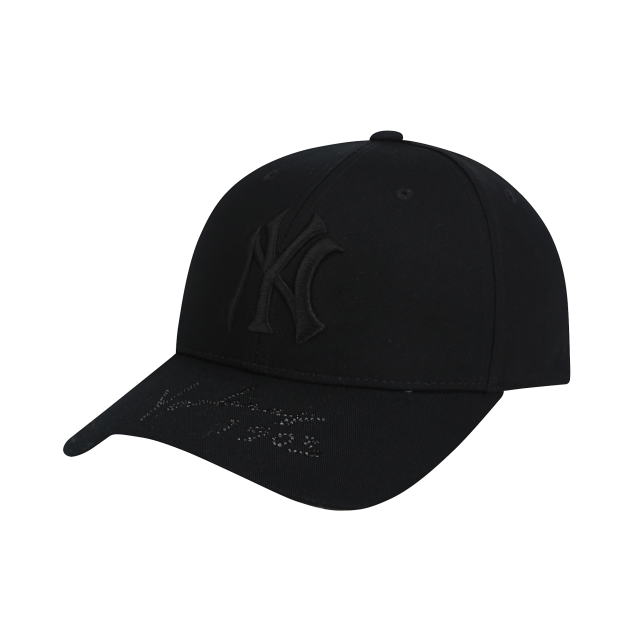 NÓN MLB BLANK A CURVE ADJUSTABLE CAP - BLACK