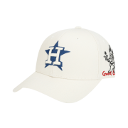 NÓN MLB HOUSTON ASTROS GOOD LUCK CHARACTER ADJUSTABLE CAP - WHITE