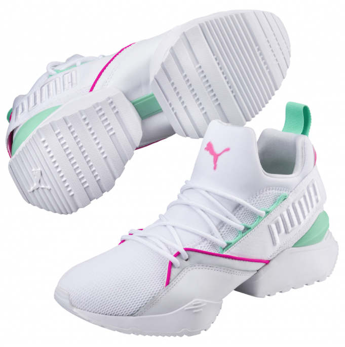 GIÀY PUMA MUSE STREET 1 WNS - WHITE GREEN