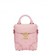 TÚI MCM Small - Soft Berlin Crossbody Bag in Monogram Leather - Pink