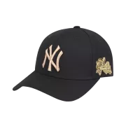 NÓN MLB NEW YORK YANKEES LOVE ROSE ADJUSTABLE CAP - BLACK